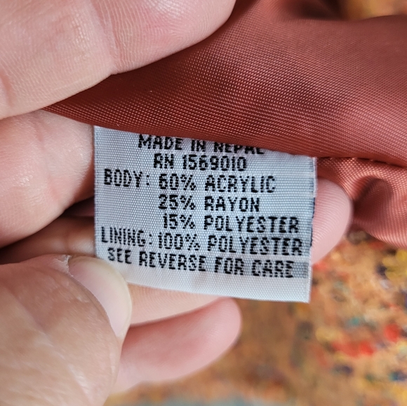 YAK MAGIK | boucle belted lined blazer jacket - Picture 7 of 8